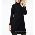 17PKCSC007 women double layer 100% cashmere wool coat